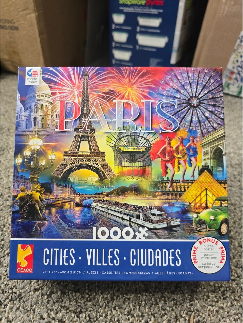 Ceaco Paris Cities Collection 1000 Pc Jigsaw Puzzle Ciro Marchetti